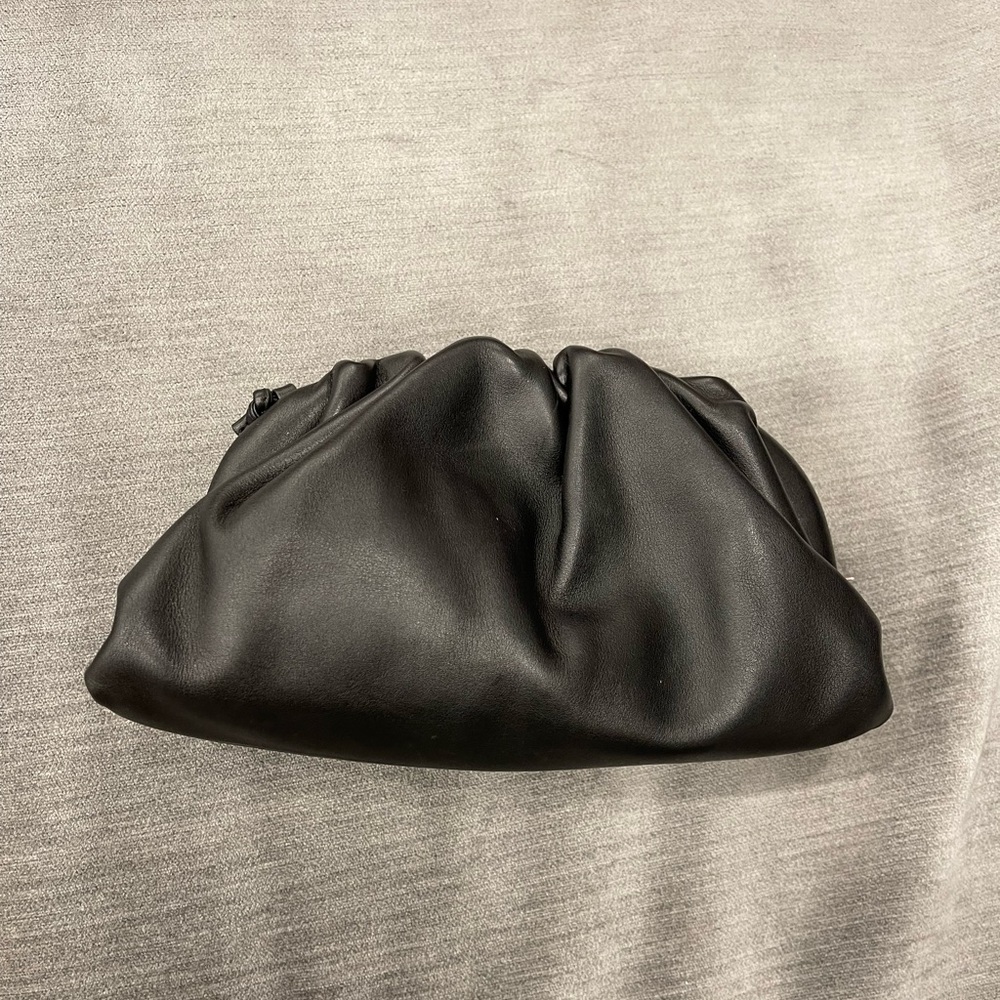 Bottega veneta black mini “the pouch” clutch